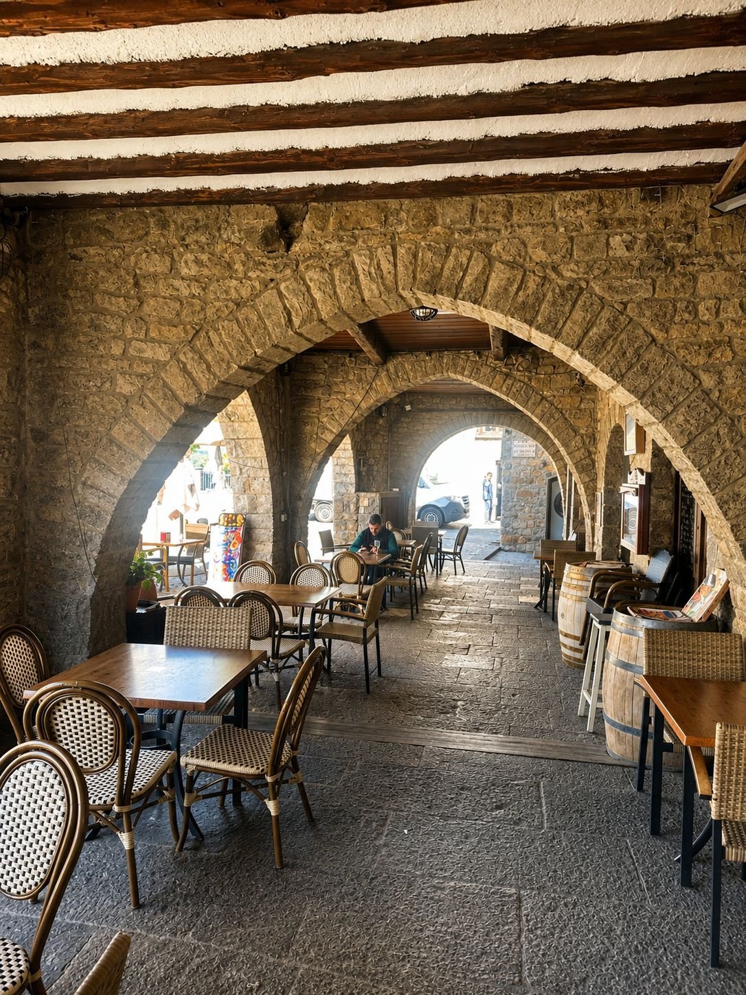 Porche del restaurante