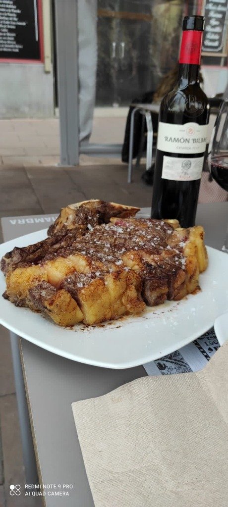 Entrecot de vaca a la parrilla - Especialidad de Casa Armando Fraga